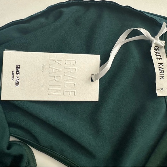 GRACE KARIN Bodycon Dress Slim Fit Cross Over Fishtail Sheath Pencil Dress - Picture 5 of 14